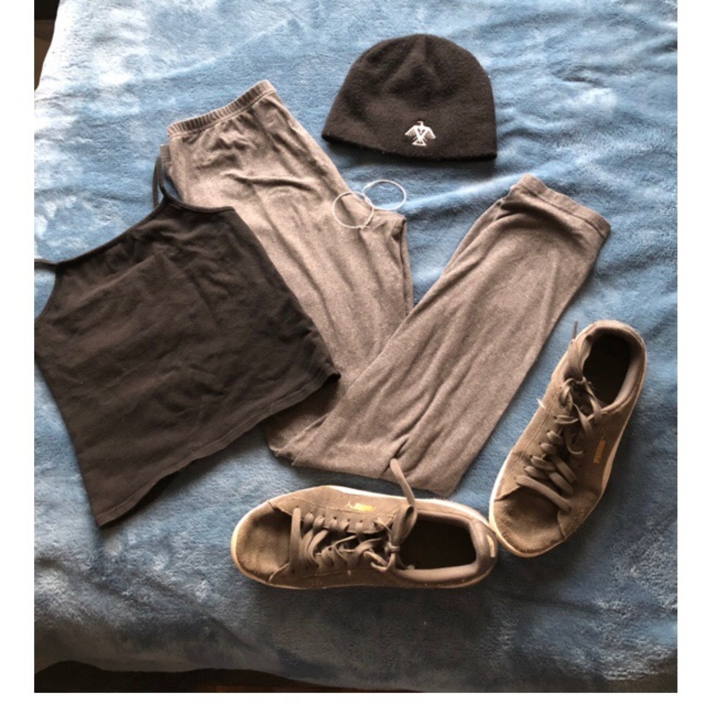 Comfy Slate Gray Leggings